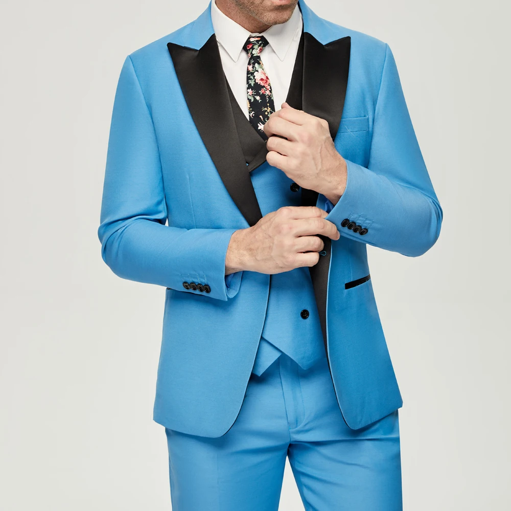 Men'S Grooming Studio - Trajes Azules para Hombre de 3