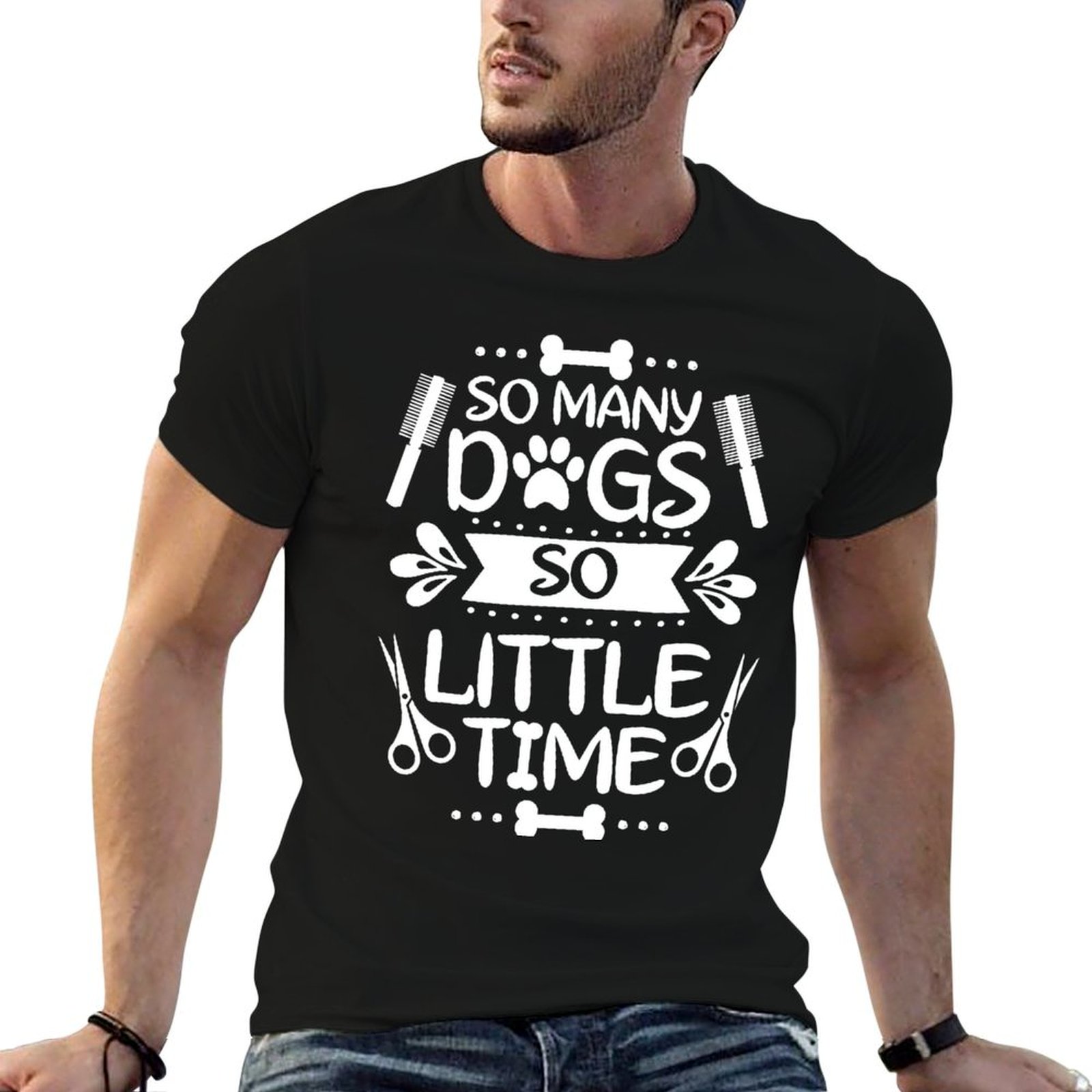 Men'S Grooming Ideas - Camiseta de estilo casual para peluquero
