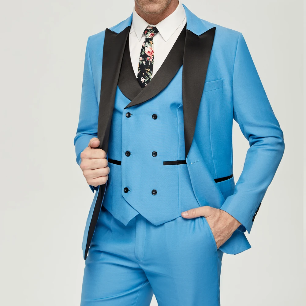 Trajes Azules para Hombre de 3 - Men'S Grooming Studio reseña y precio