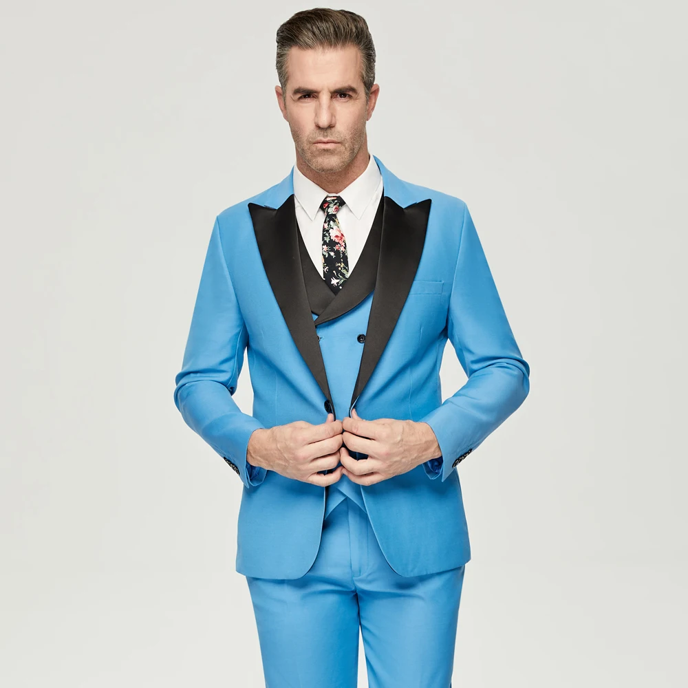 Trajes Azules para Hombre de 3 - Men'S Grooming Studio reseña y precio